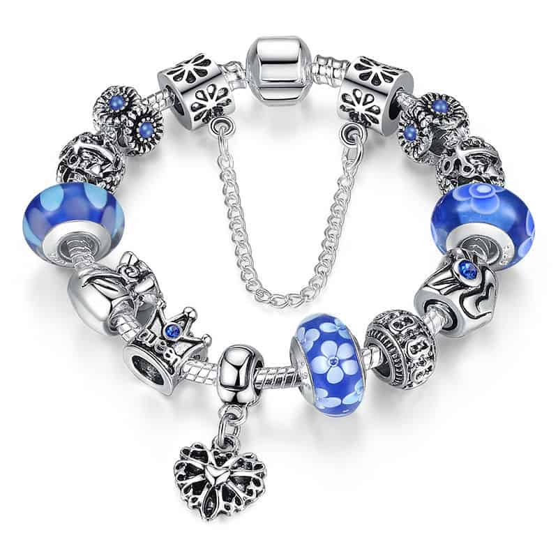 Gorgeous 925 Silver Plated Charm Bracelet Best Gift for Women | Party ...